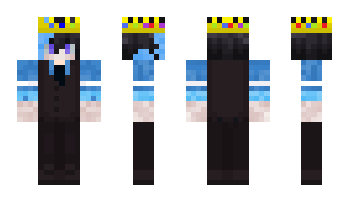 WinterBlueX Minecraft Skin