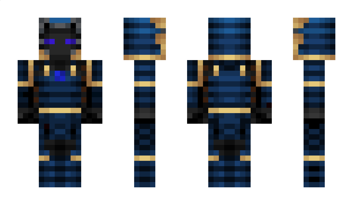 BluPlatinum Minecraft Skin