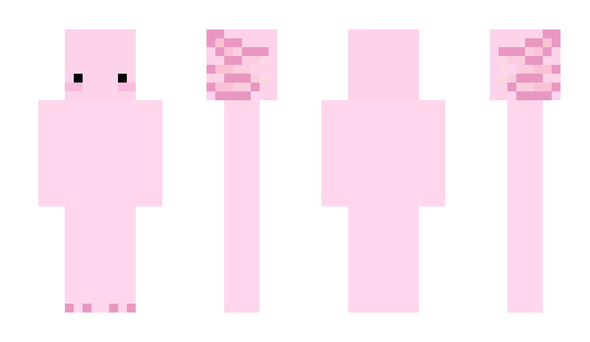 Axolotl Minecraft Skin