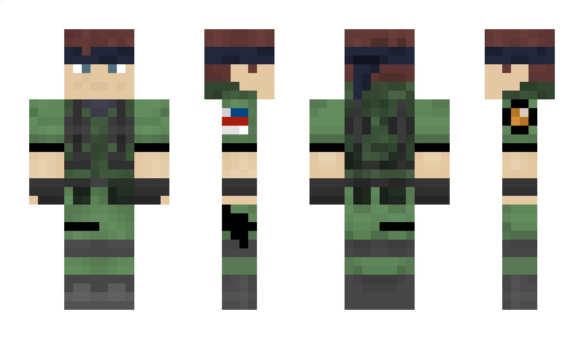 Metal_Gear_Solid Minecraft Skin