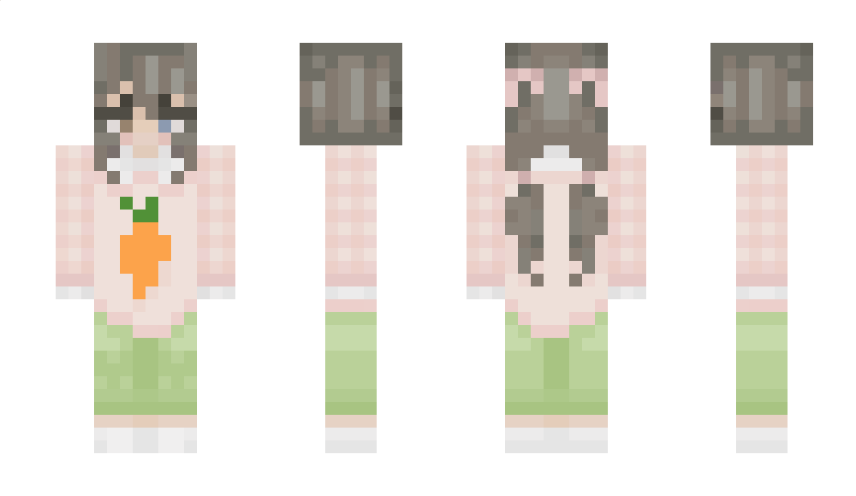 CarrotGirl Minecraft Skin