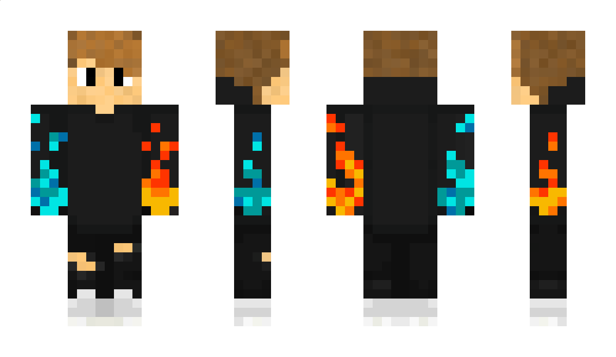 llFireAndIcell Minecraft Skin