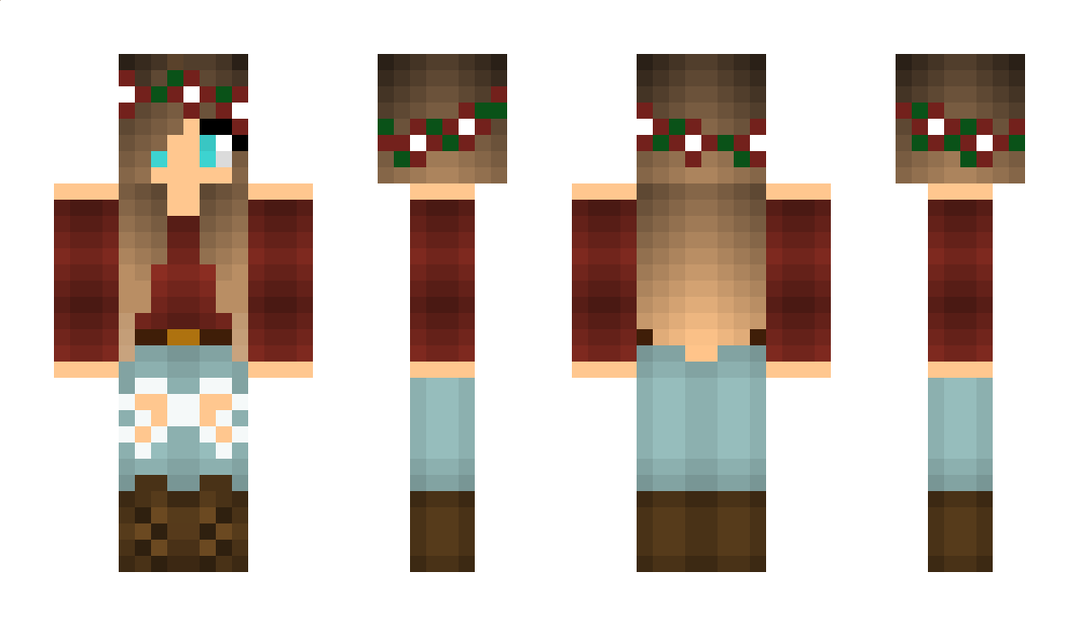 Sunsetgirl Minecraft Skin