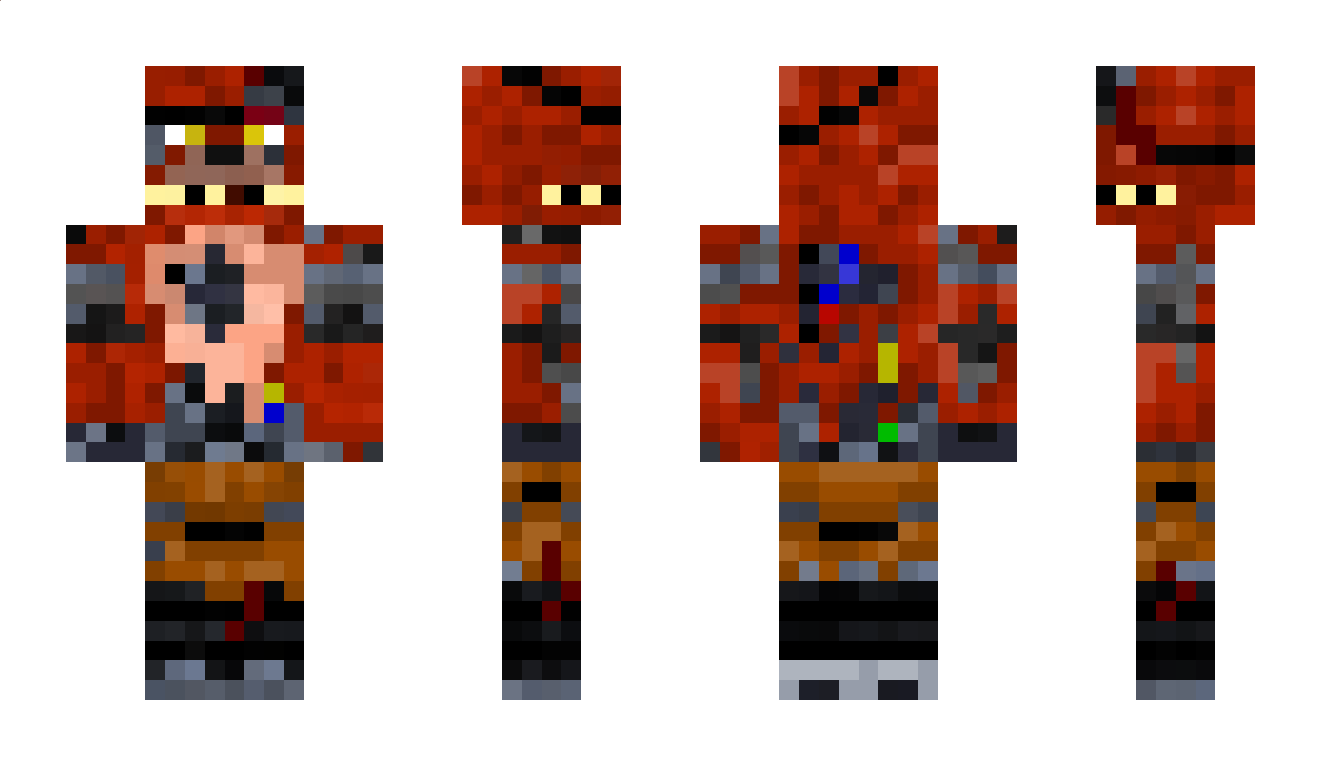 Foxy1983Fnaf Minecraft Skin