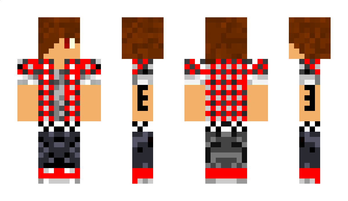 JuStCr4Zy Minecraft Skin