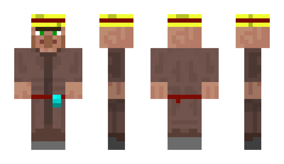 VillagerBuilds Minecraft Skin