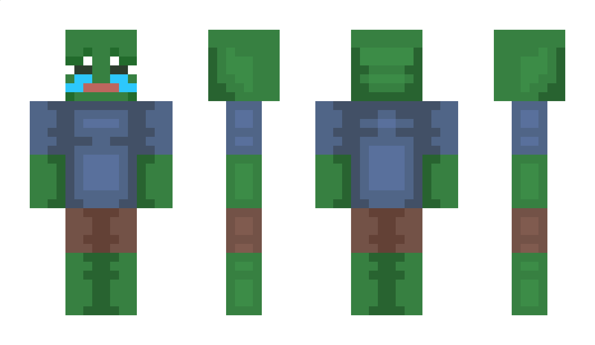 PeepoTheFrog Minecraft Skin