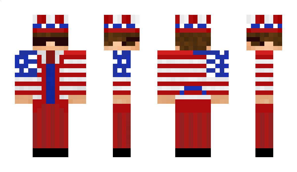 usaheart Minecraft Skin