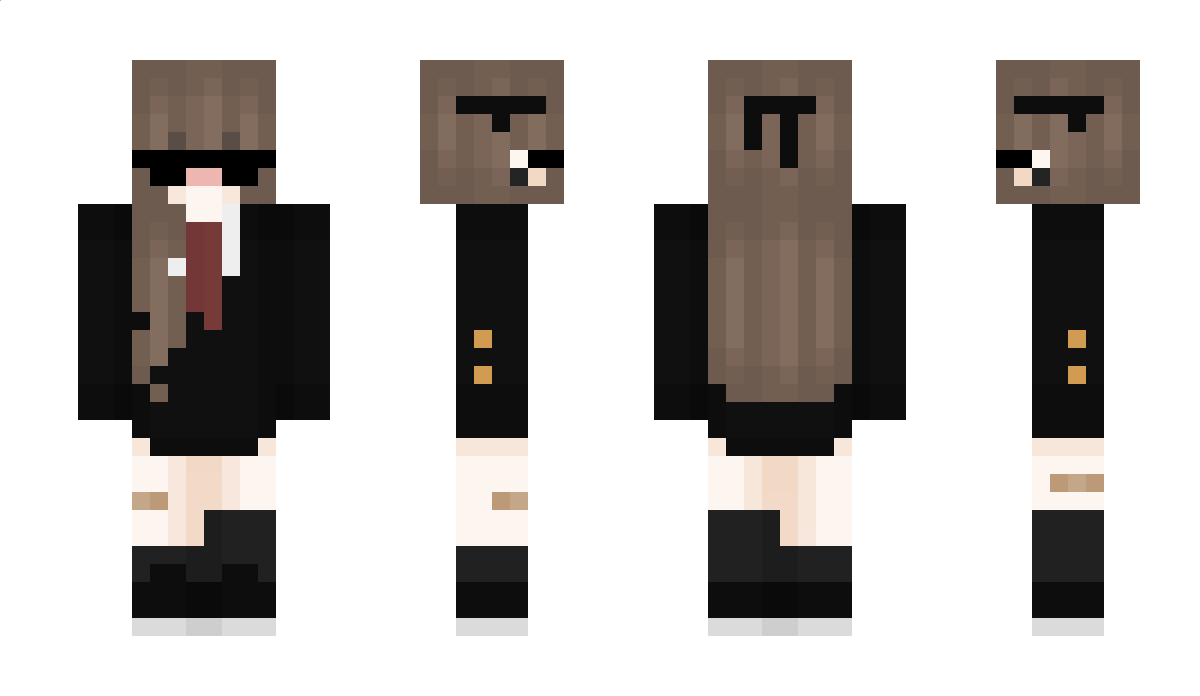 Ponitail Minecraft Skin