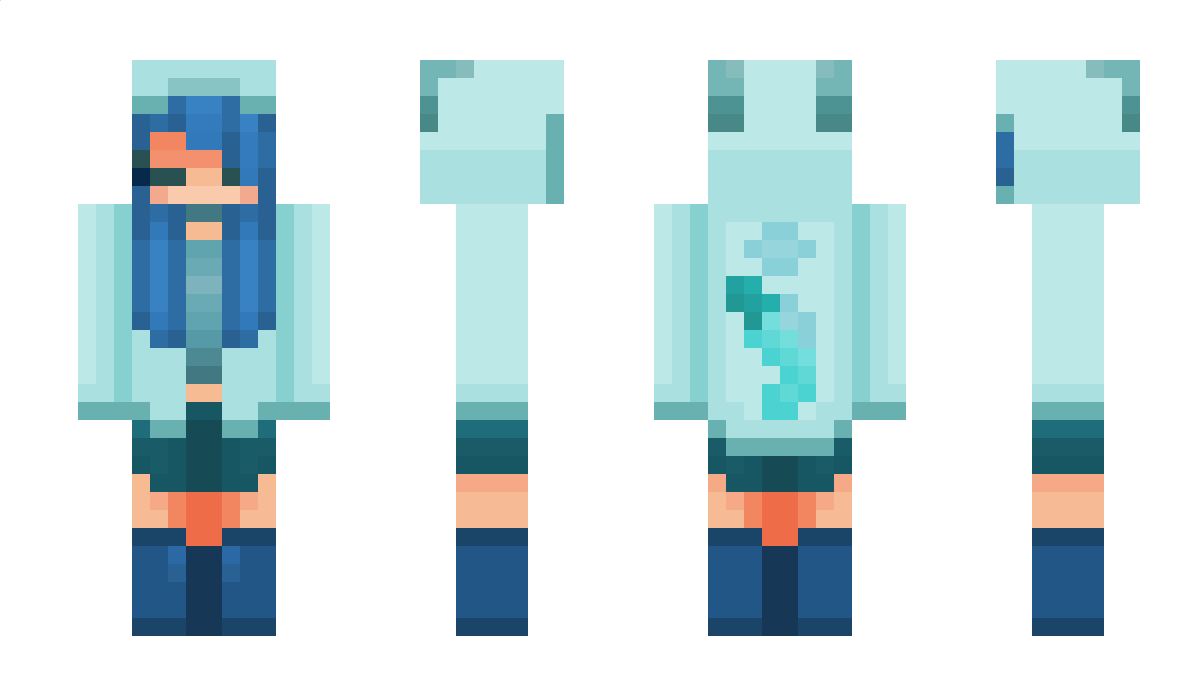 Dragonair Minecraft Skin