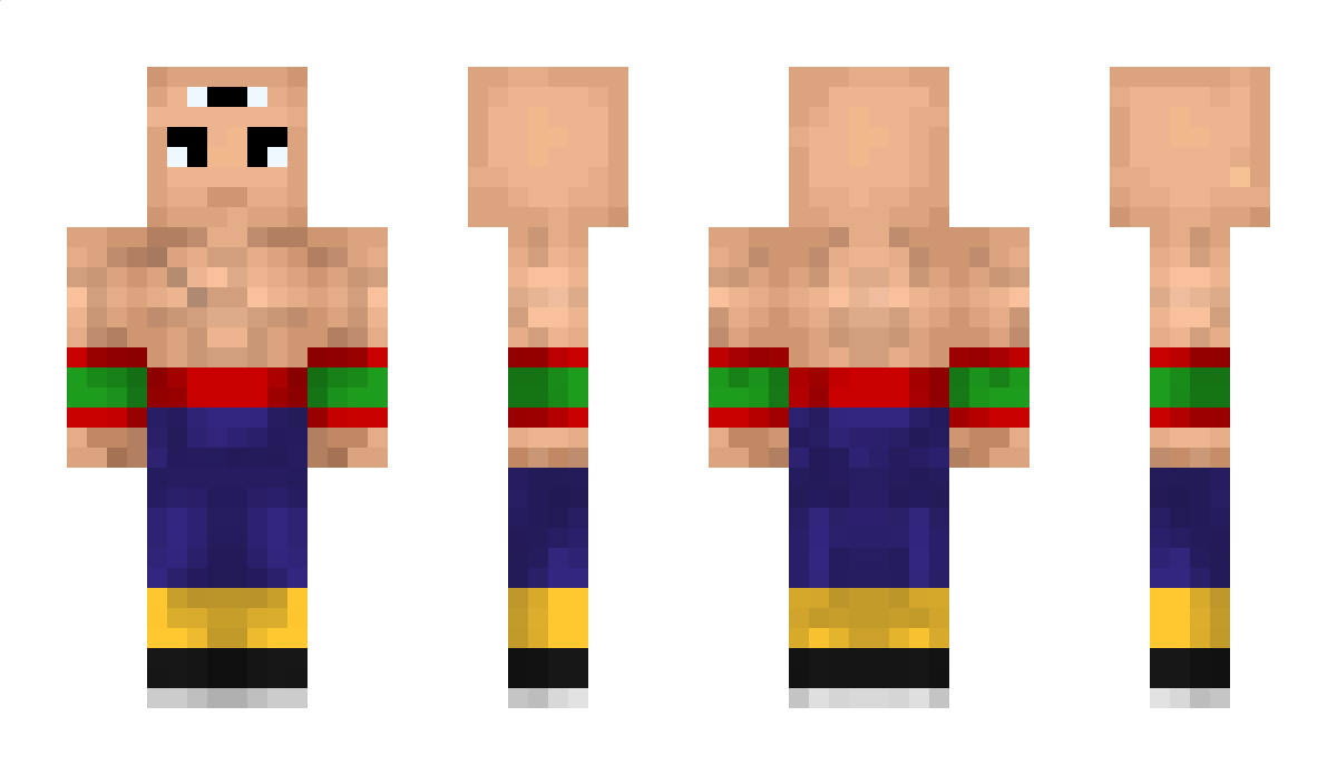 Tienshinhan Minecraft Skin