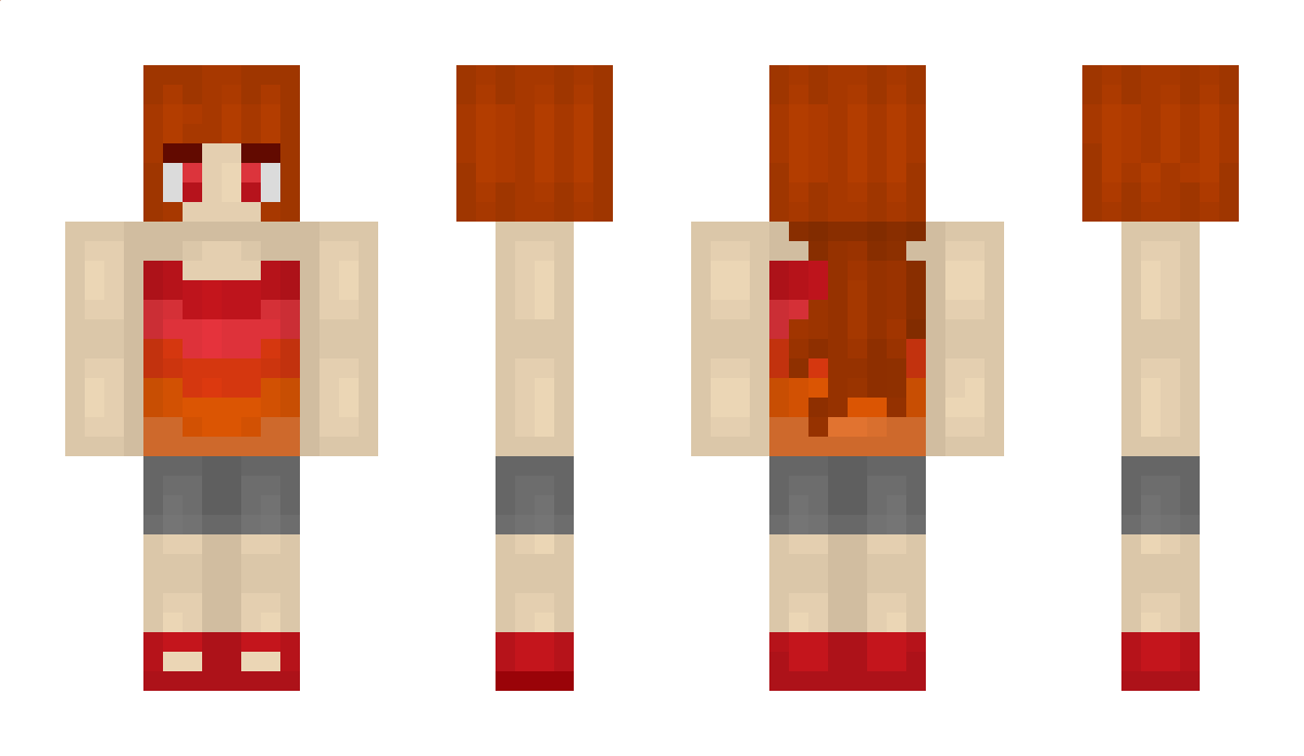 Orangeswirl Minecraft Skin