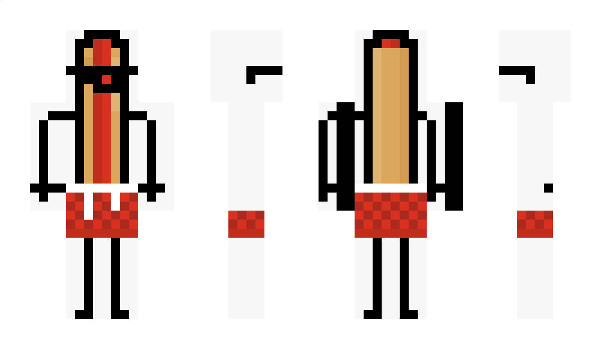 HotDogYouTube Minecraft Skin