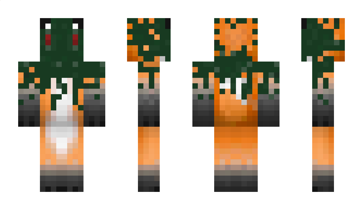 FlameFoxPvP Minecraft Skin