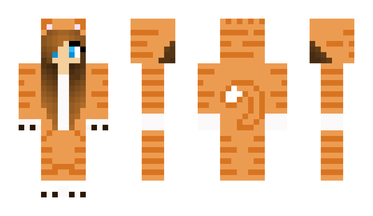 GarfieldGirl Minecraft Skin