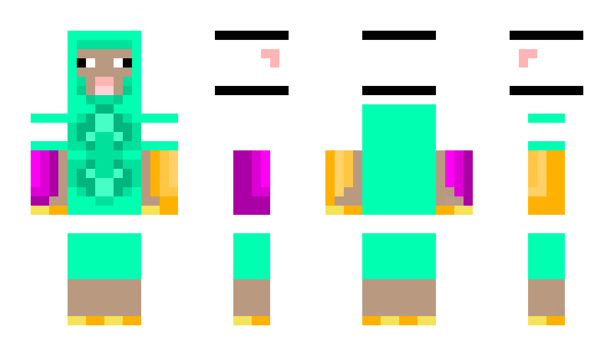 Chromesnail Minecraft Skin