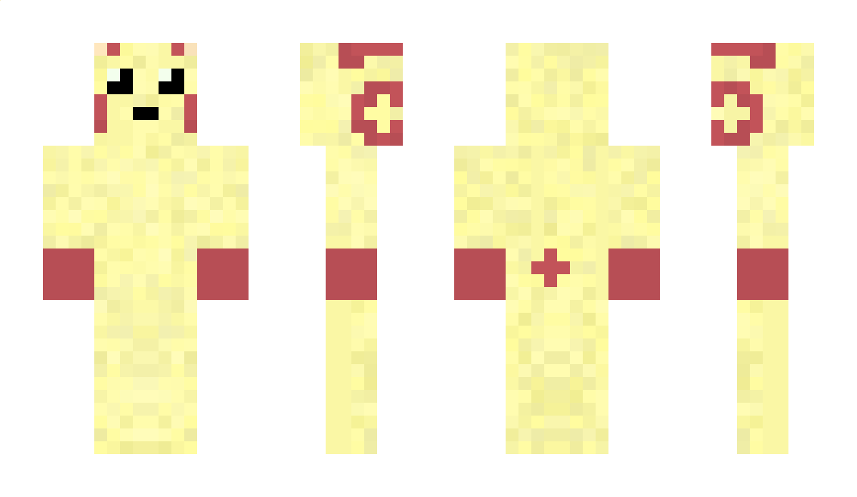 Plusle Minecraft Skin