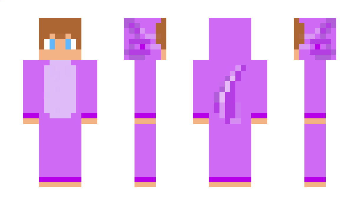 PurpleAxolotl Minecraft Skin