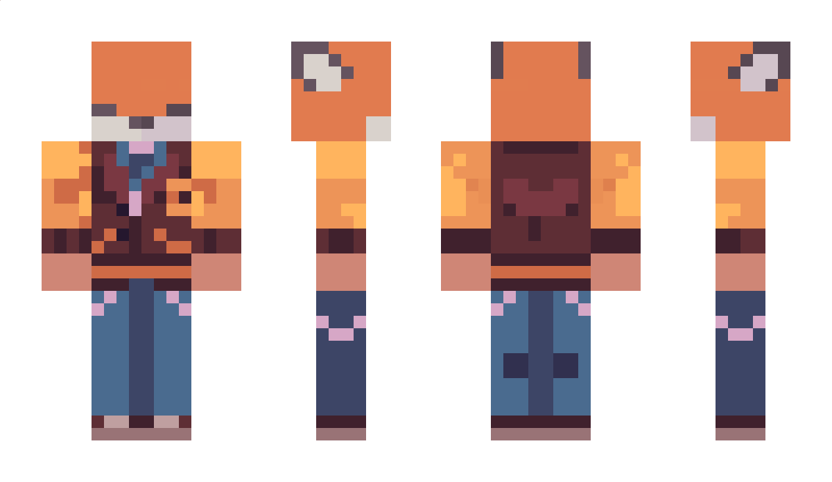 CorvoTheFox Minecraft Skin