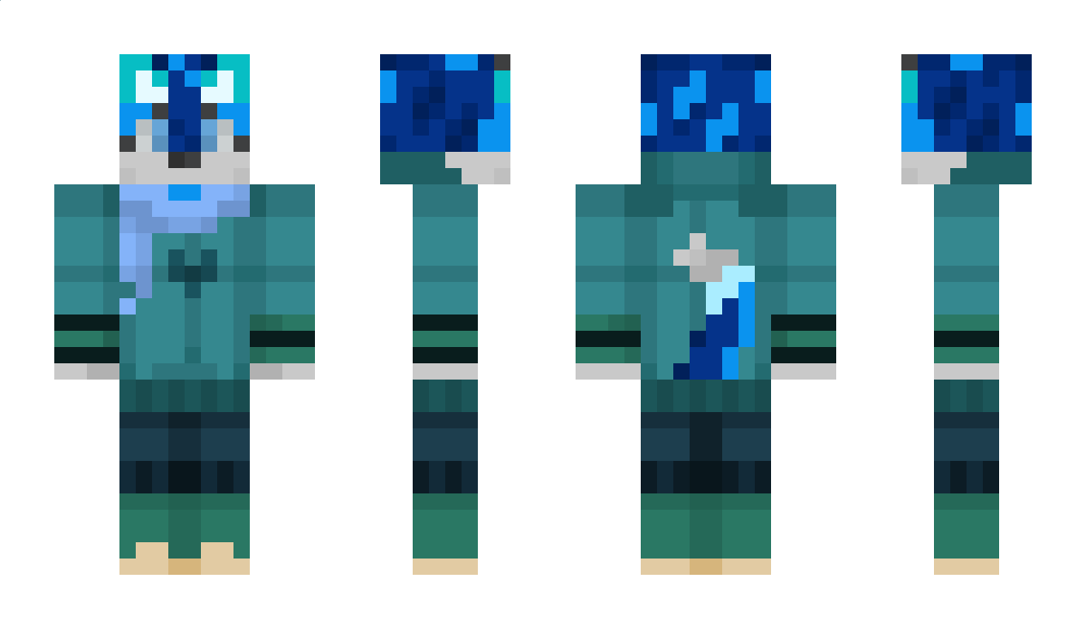 TheAquaPho3n1x Minecraft Skin