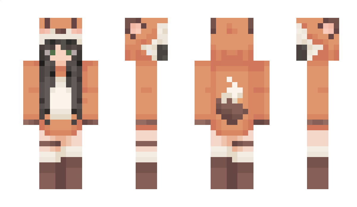 Foxycloudy Minecraft Skin