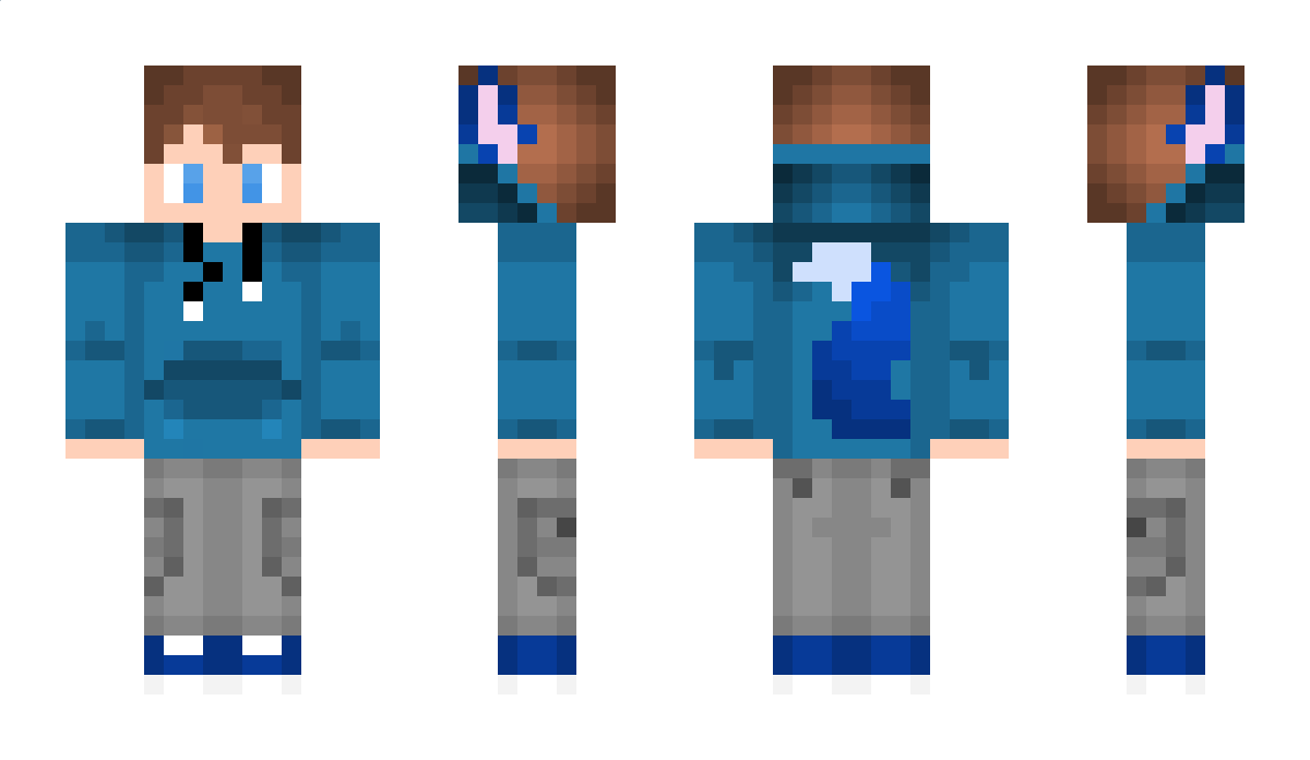 BluePizzaPlace Minecraft Skin