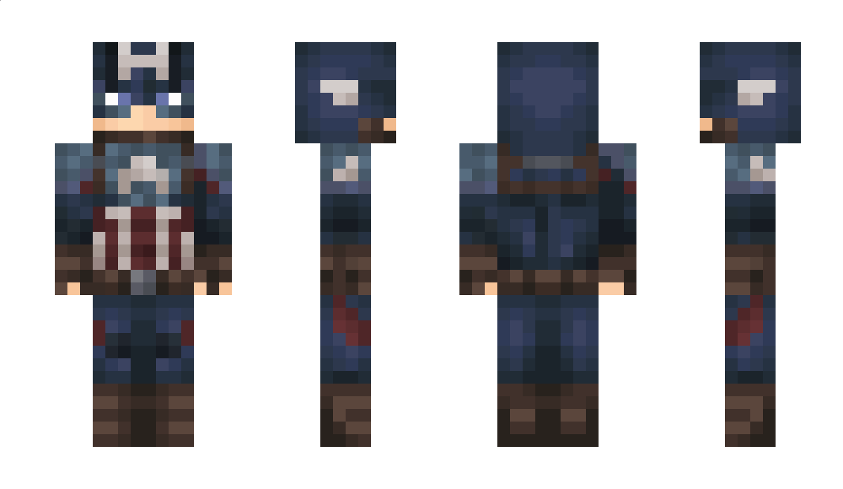 CaptainAmerica_ Minecraft Skin