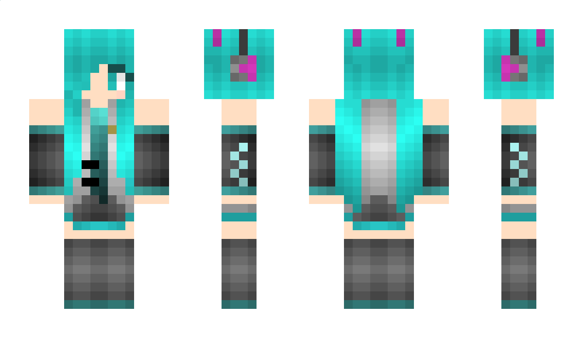 Hatsune_Miku_39 Minecraft Skin