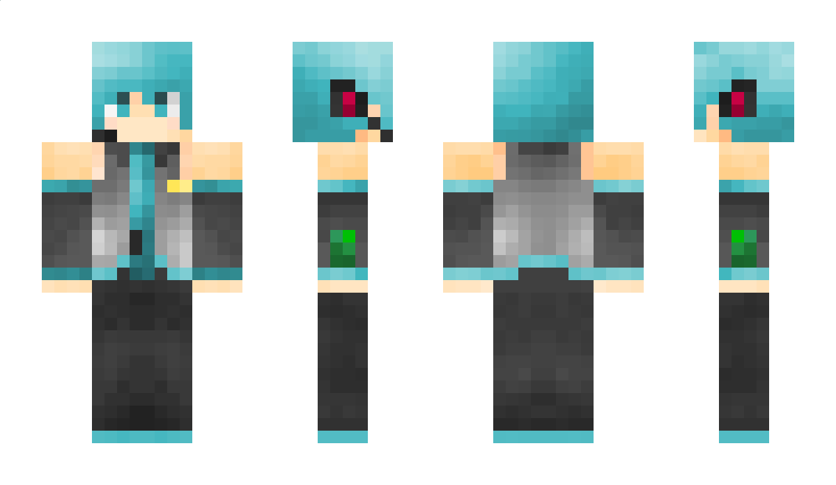 HatsuneMikuo Minecraft Skin