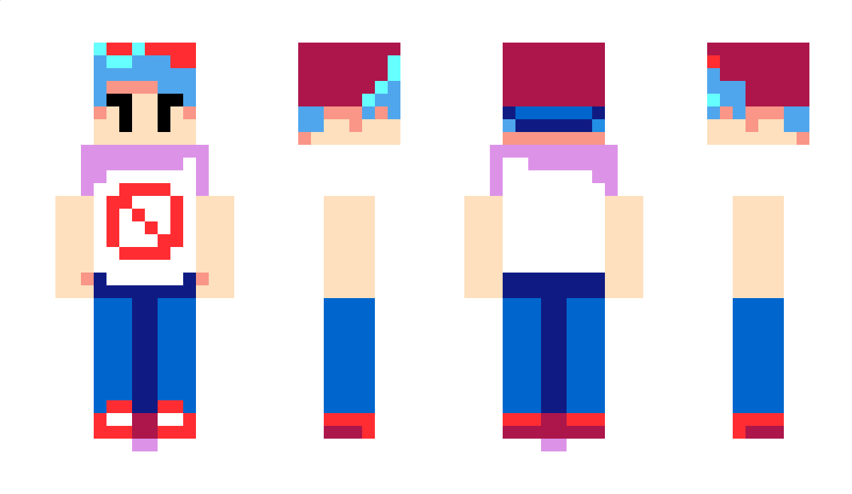 FNFBoyfriend Minecraft Skin