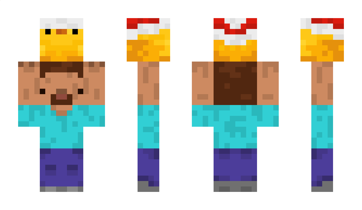 Rozbryqany Minecraft Skin