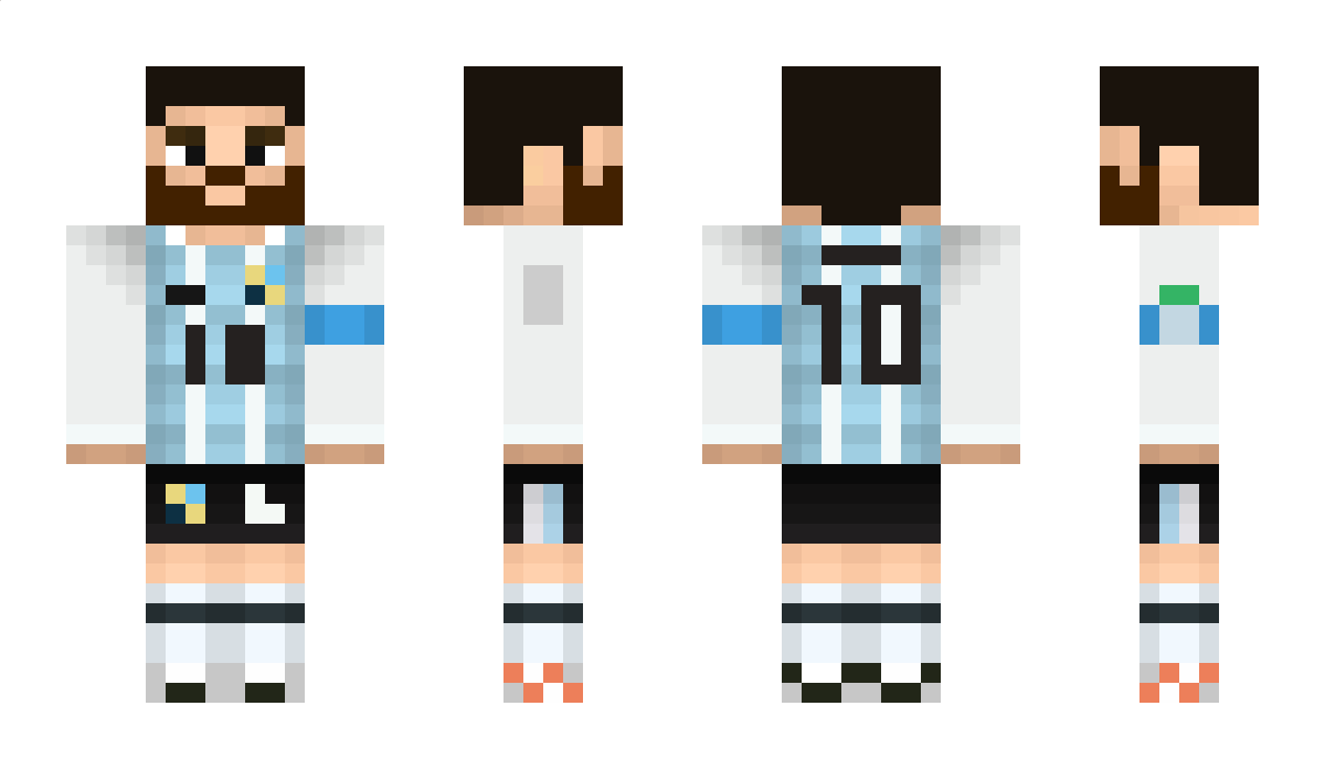 LionelMessi10 Minecraft Skin