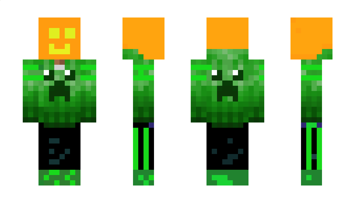 SSCreeperPumpkin Minecraft Skin