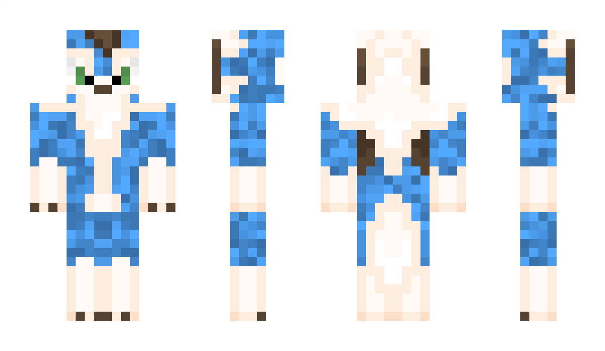 Lycanrocky Minecraft Skin