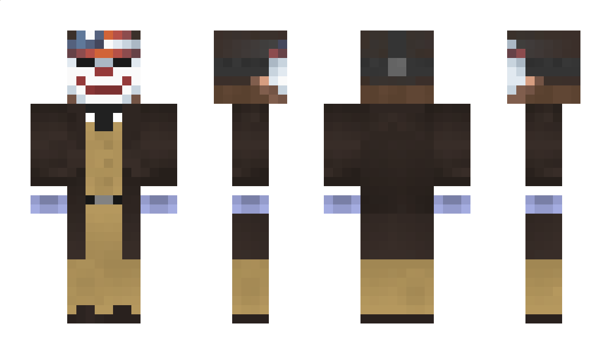 Payday3 Minecraft Skin