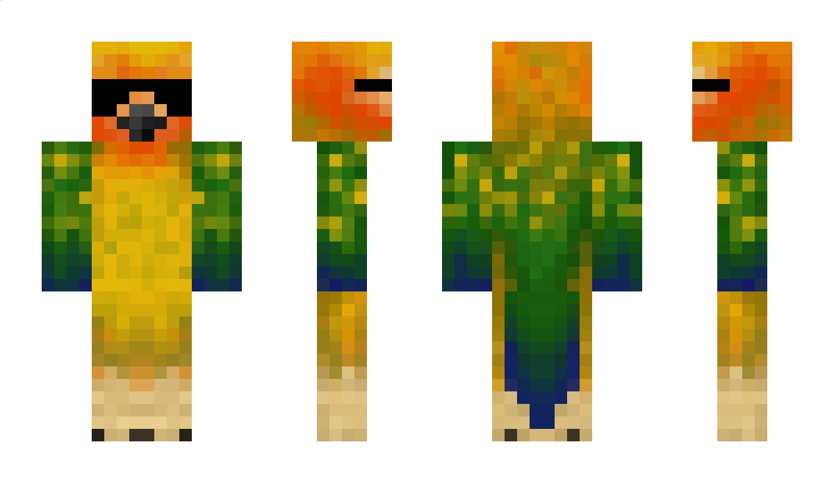 ParrotX Minecraft Skin