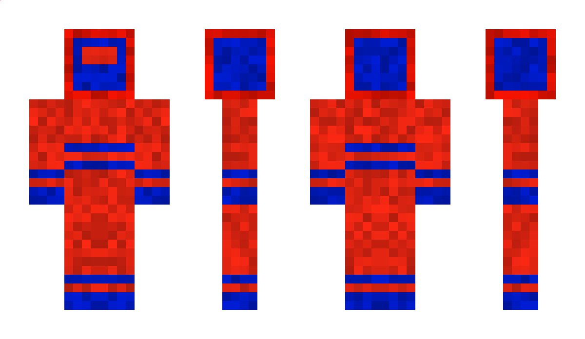 fliped Minecraft Skin