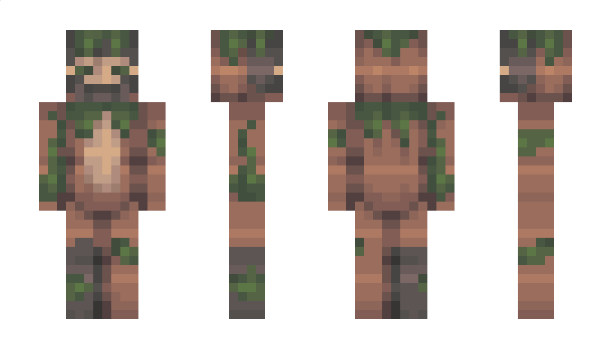 Overgrown Minecraft Skin