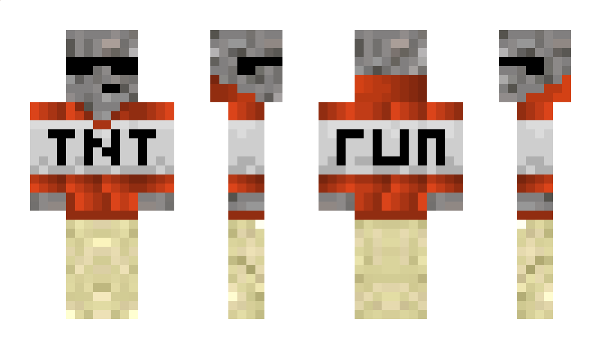 TNTRun Minecraft Skin