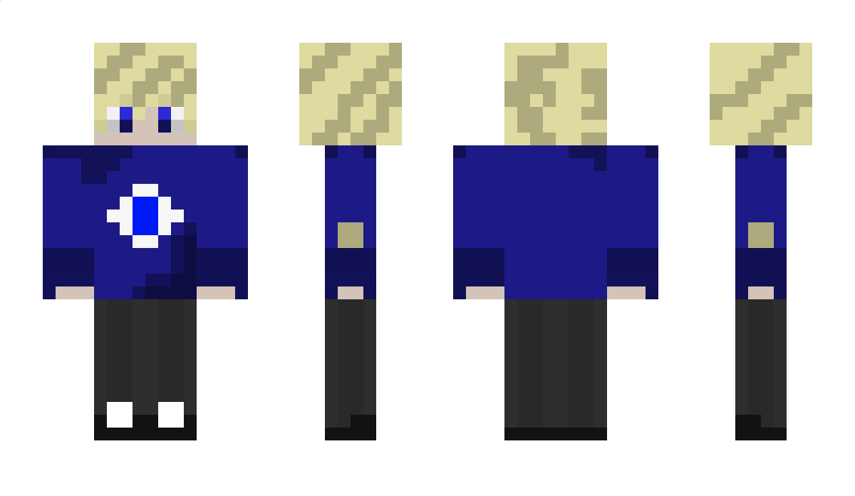 BlueNin7a Minecraft Skin