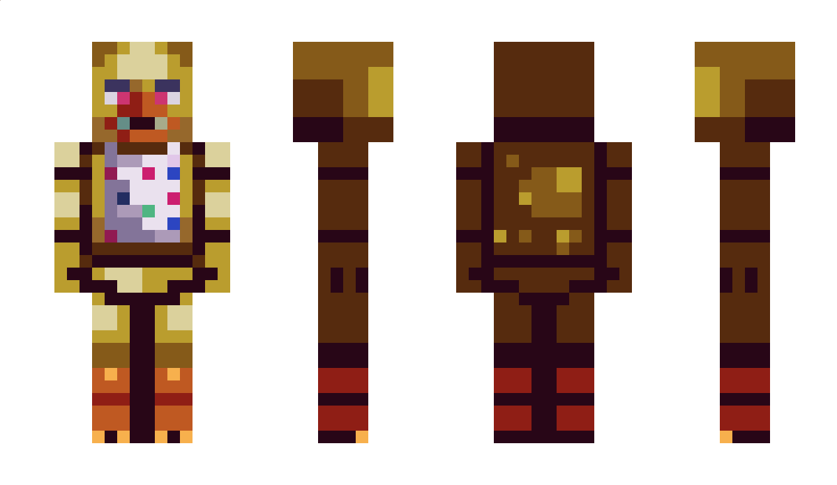 FeddyFazbear Minecraft Skin