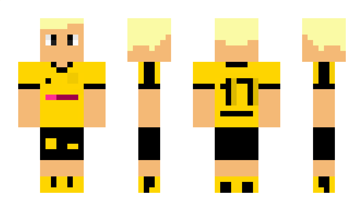 ErlingHaaland Minecraft Skin