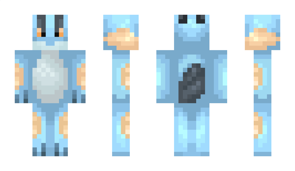 Swampert_Tube Minecraft Skin