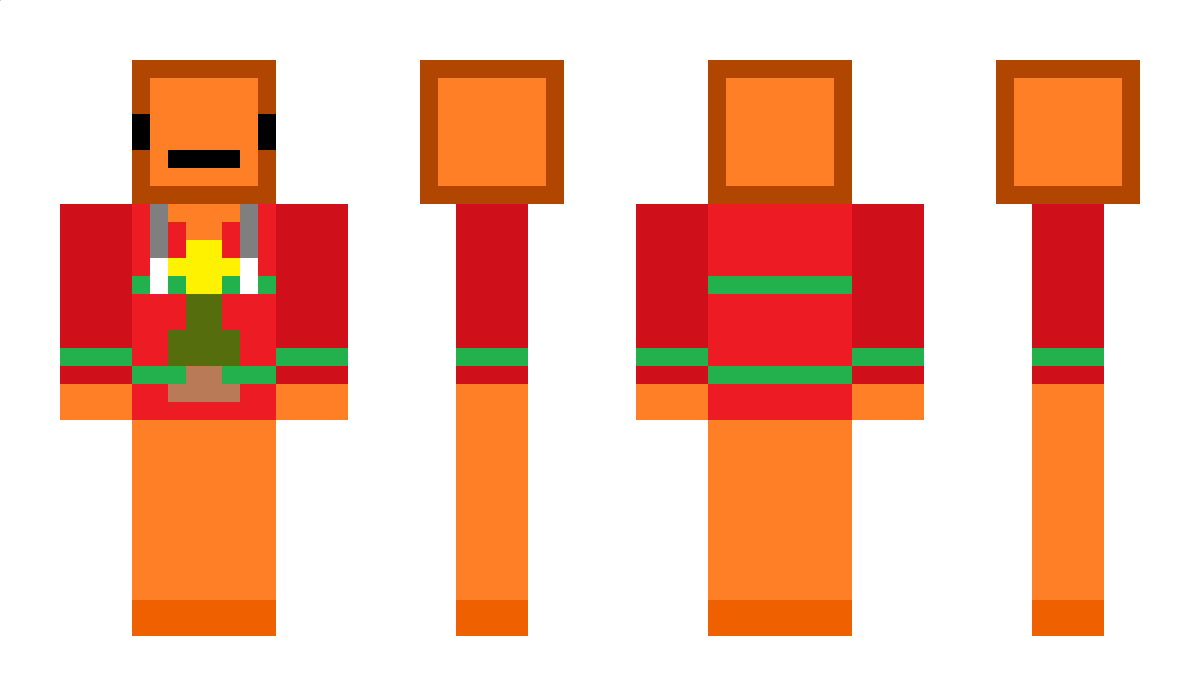 OrangerThings Minecraft Skin