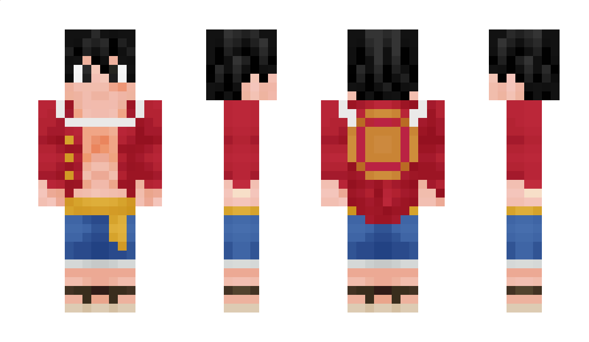 MonkeyLuffy Minecraft Skin