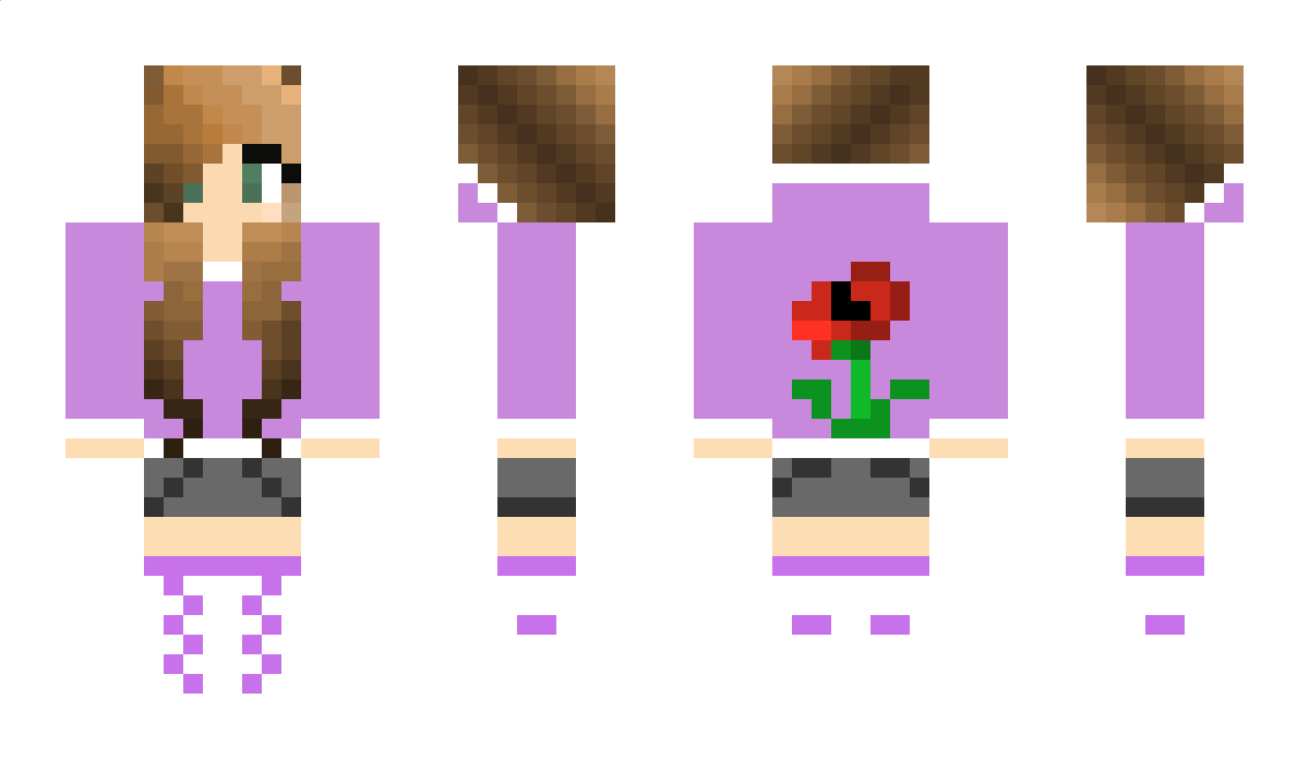 pinkfluffyGirl Minecraft Skin