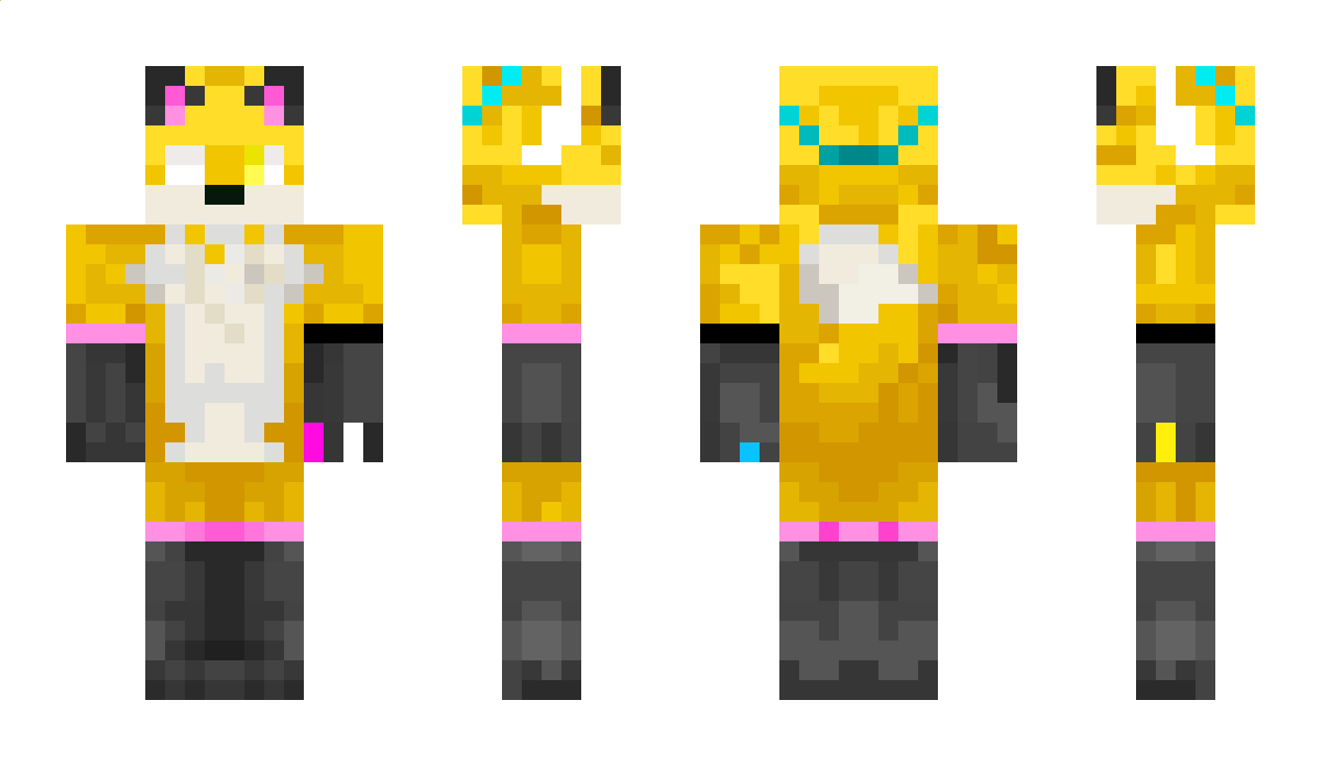 AuraTheWereFox7 Minecraft Skin