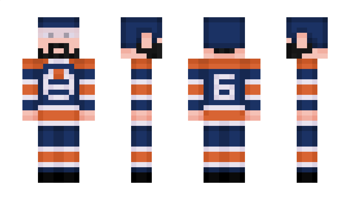 OILERS Minecraft Skin