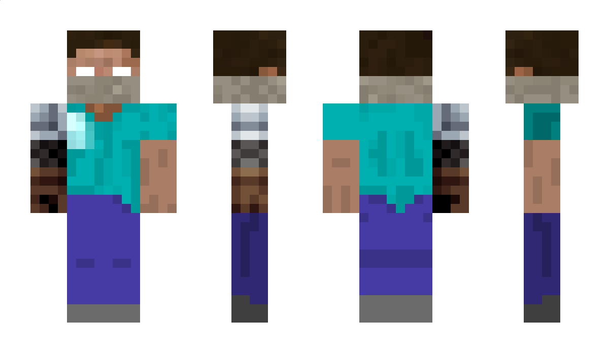 HerobrineAFK Minecraft Skin