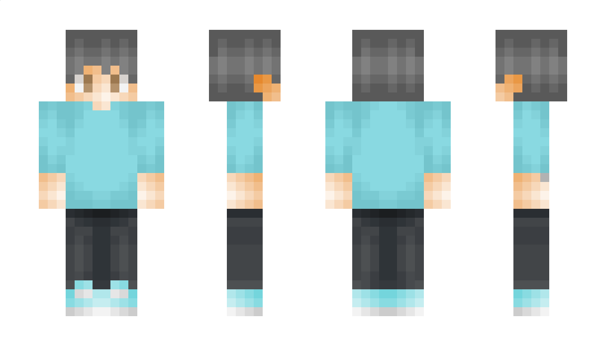 ItzRealAqua Minecraft Skin